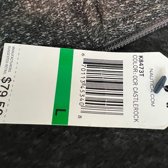 New Nautica Quarter Zip Pullover, Men’s L - Picture 2 of 6